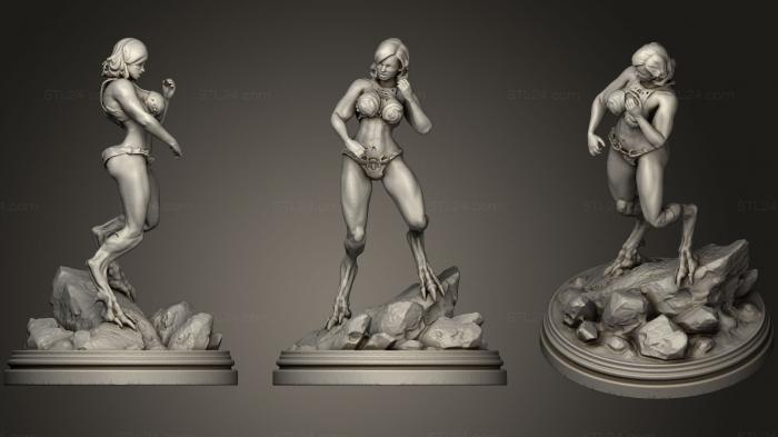 Figurines simple (Demoness, STKPR_0348) 3D models for cnc